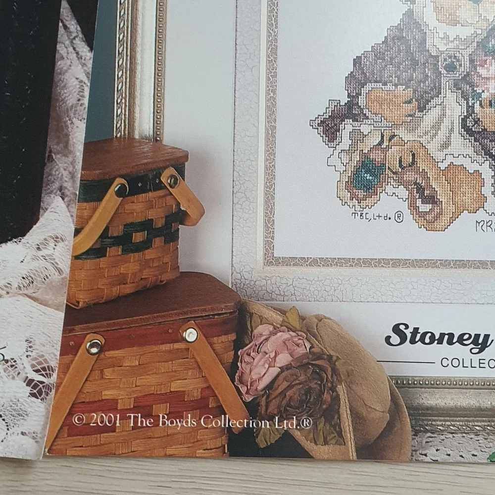 Boyds Bears Stoney Creek Cross Stitch‎ Patterns Bailey Mrs Tuttle BB001 BB007